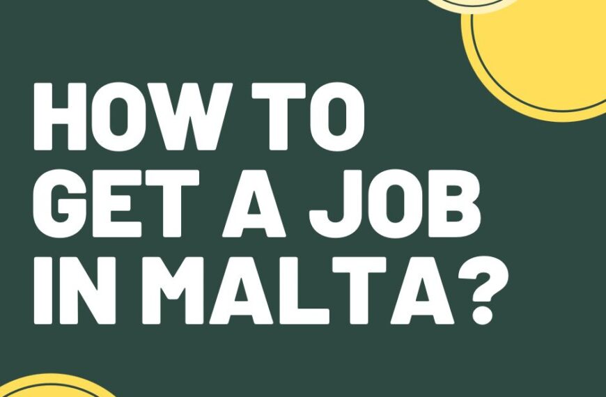 how to find a jobs in malta