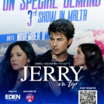 Jerry On Top” Goes for 3rd Show in Malta – November 8 at Eden Cinemas